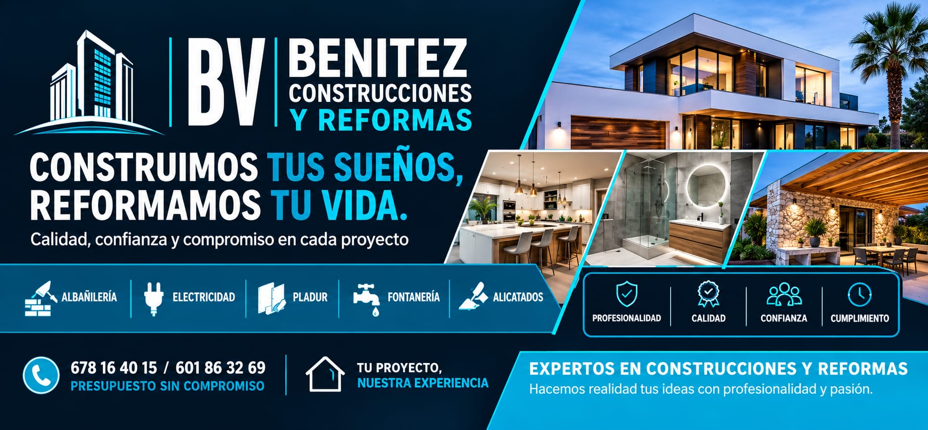 BV Benitez Construcciones y Reformas - Construimos tus sueños, reformamos tu vida